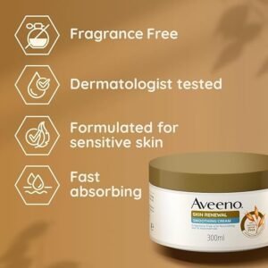 Aveeno Skin Renewal Smoothing Cream (1x 300ml​)