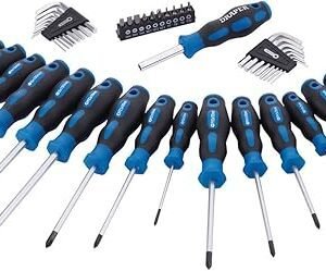 Draper 44 Piece Precision Screwdriver Hex Key and Bit Set