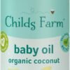 Childs Farm | Baby Oil 75ml | Organic Coconut Oil | Suitable for Dry