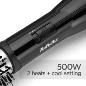 BaByliss Flawless Volume Hot Air Brush, Ionic, Dry and Style