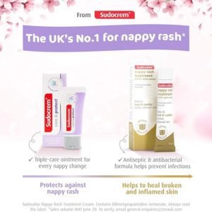 Sudocrem Sudosalve Nappy Rash Bundle | New from | Includes 1x 25g Sudosalve Nappy Rash Treatment Cream and 1x 30g Care & Protect