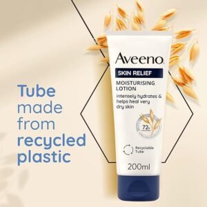 Aveeno Skin Relief Moisturising Lotion, With Soothing Triple Oat Complex & Shea Butter, Suitable For Sensitive Skin