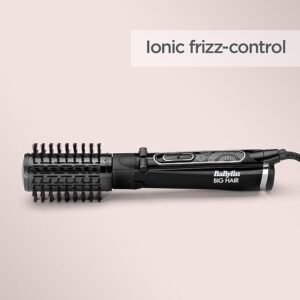 BaByliss Big Hair Rotating Hot Air Blow dry Brush, Dry and style in one step, 50mm