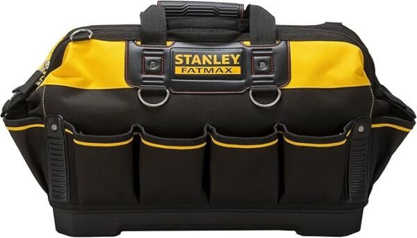 STANLEY FATMAX Technician Tool Bag, Heavy Duty 600 Denier and Leather, 1-93-950