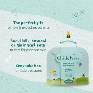 Childs Farm Baby Gifting Suitcase Baby Wash Bubble Bath Baby Moisturiser Nappy Cream