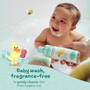 Childs Farm | Baby Regime Bundle | Baby Moisturiser 200ml, Baby Wash and Baby Bubbles 250ml