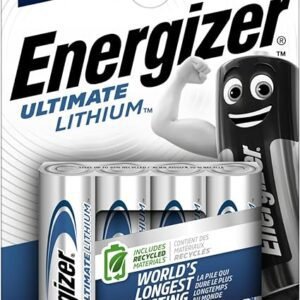 Energizer AA Batteries, Ultimate Lithium, 4 Pack Double A Battery Pack