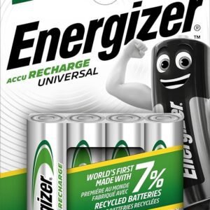Energizer Rechargeable AA Batteries, Universal Double AA, Pack of 4