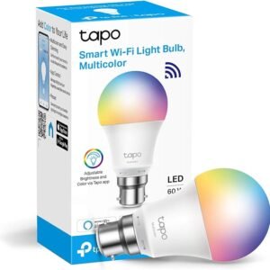 Tapo Smart Bulb, B22 Multicolor Smart Light Bulb, 8.3W