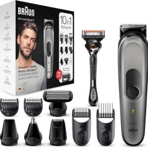 Braun 10-in-1 All-in-One Trimmer Series 7, Male Grooming Kit with Beard Trimmer
