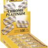 BIC Chrome Platinum Double Edge Safety Razor Disposable Single Blades (100 Pack)