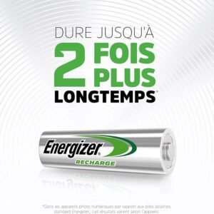 Energizer Rechargeable AA Batteries, Universal Double AA, Pack of 4