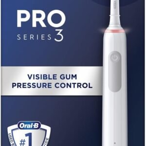 Oral-B Pro 3 Electric Toothbrush For Adults, 1 Cross Action Toothbrush Head, 3 Modes