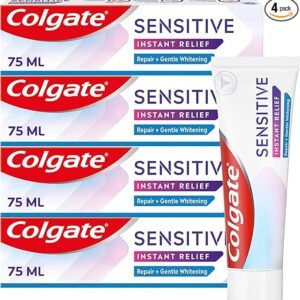 Colgate Sensitive Instant Relief Repair + Gentle Whitening Toothpaste | Instant* and long-lasting** sensitivity relief