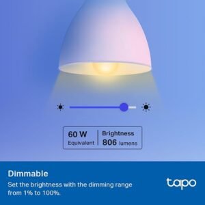 apo Smart Bulb, B22 Multicolor Energy Saving Alexa Light Bulbs, 60W,