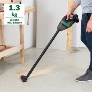 Bosch Home and Garden Cordless Vacuum Cleaner Universalvac 18, Without Battery, in Carton Packaging, Green