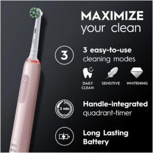 Oral-B Pro 3 Electric Toothbrushes With Smart Pressure Sensor