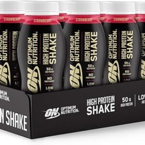 Optimum Nutrition High Protein Shake Bottles, Ready To Drink Healthy Snacks,