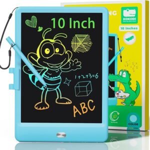 KOKODI LCD Writing Tablet 10 Inch for Girls Boys Magnetic Drawing Boards for Kids Toys