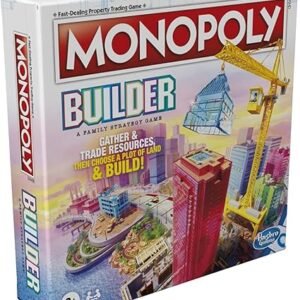 Monopoly Builder Board Game, Strategy Game, Family Game, Games for Children, Fun Game to Play, Family Board Games