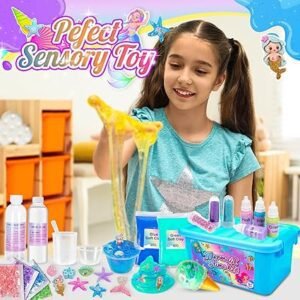 iKidiki Slime Kit, 6 7 8 9 10 11 12 Year Old Girl Gifts Slime Making Kit for Girls Toys for 6-12 Year Old Boys Girls