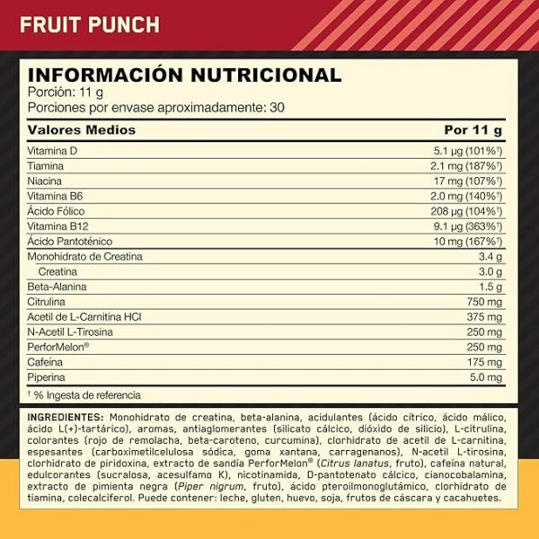 Optimum Nutrition Gold Standard Pre Workout Powder,