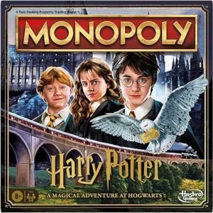 Monopoly Harry Potter Edition Family Board Game for Boys and Girls 8+ Years Old, for 2-6 Players
