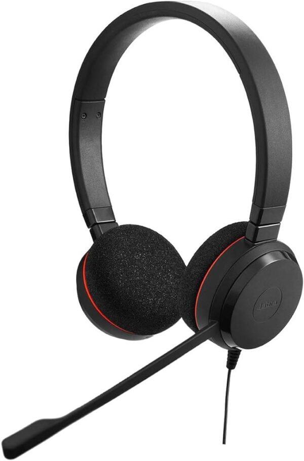 Jabra Evolve 20 Stereo Headset – Microsoft Certified Headphones