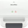 Breville Deep Fill Toastie Maker | 2 Slice Sandwich Toaster | Non-Stick Plates | Cooks a Toastie in 5 Minutes | White [VST091]