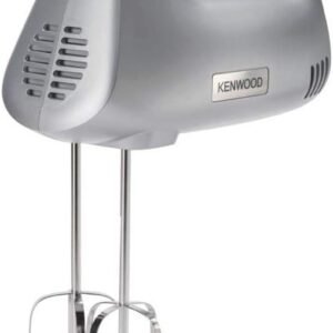 Kenwood Handmixer, 450W, 5 Speeds, Stainless Steel Kneaders and Beaters for Durability and Strength HMP30.A0SI- Silver