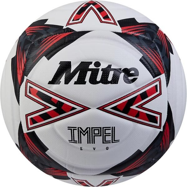 Mitre Impel Evo Football | Durable Training Ball | Hyperseam Technology