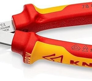KNIPEX Electronic Super Knips Electronics Diagonal Cutter, 125 mm, VDE, Soft Wire(Copper) to 1.6 mm, Medium Hard Wire to 1 mm, 78 06 125