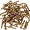 ForgeFix Multi-Purpose Single Thread Screws | 5.0 x 40mm | Zinc Yellow Passivated | Box 200
