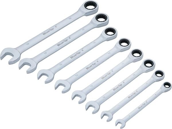 Blue Spot Tools 4310 B/SPOT 8 - 19 mm Ratchet Spanners (8-Piece)