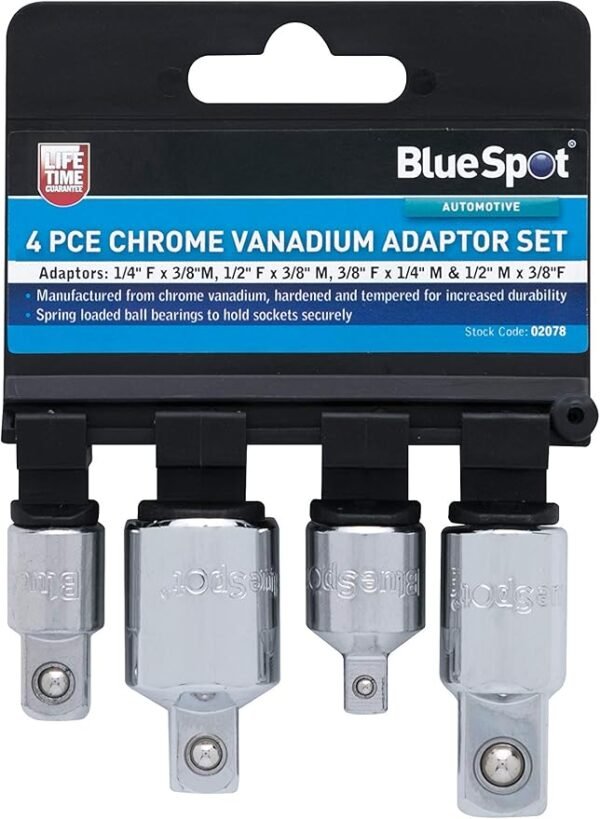 Blue Spot Tools 2078 B/SPOT Adaptor Set (4-Piece)