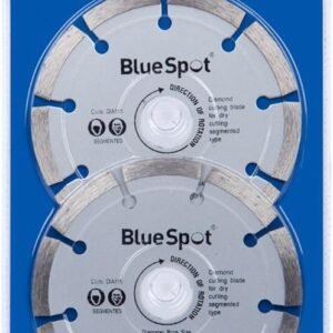 Blue Spot Tools 19547 Segmented Diamond Dry Cutting Disc, Silver, 115 mm,2 Piece