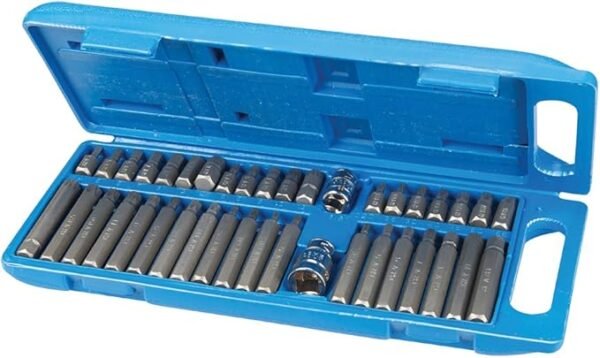 Silverline 881641 Hex, T20 - T55 and Spline Bit Set 40pce 40pce