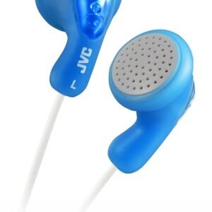 JVC Gumy HA-F14-AN-U In-Ear Earphones - Optimal Comfort with Soft Rubber Body - Powerful Reproduction - Choice of Bright Colours