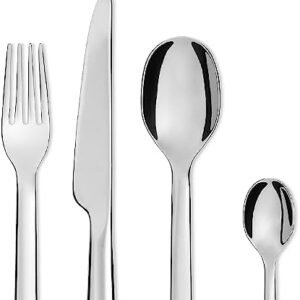 Alessi REB09S24 Ovale 24 Piece Cutlery Set, Silver