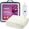 Silentnight Teddy Fleece Electric Blanket Double – Heating Underblanket with 3 Heat Settings, Easy Fit Elasticated Straps and Overheat Protection – Machine Washable - Double (120x135cm)