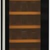 Russell Hobbs Freestanding or Integrated Large, Drinks & Wine Chiller with Glass Door, 18 Bottle Capacity in Black RHBI18WC1 [Energy Class G]