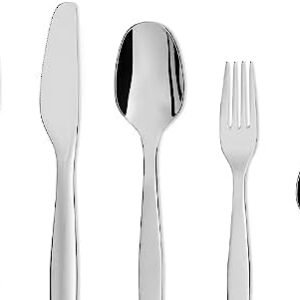 Alessi Itsumo Anf06S5 - Design Cutlery Set in 18/10 Stainless Steel, 5 Pieces