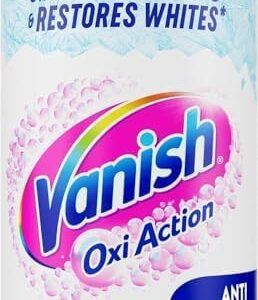 Vanish Gold Oxi Action Stain Remover & Whitening Booster Powder For Whites 1.5 Kg, Back to School, Removes School Stains Even at 20°C, Restores Whiteness of Greyed Fabrics, Safe on School Uniforms