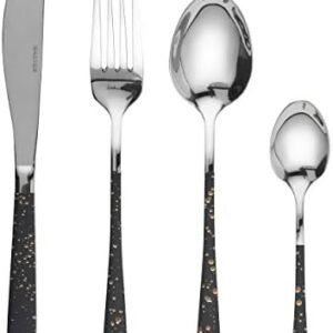 Salter BW09496 16 Piece Cutlery Set - 18/0 Stainless Steel Tableware for 4 Place Settings