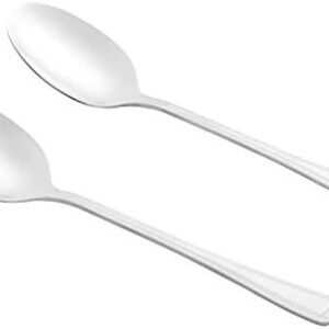 Salter COMBO-6734 Buxton Serving Spoon Set, 4 Piece Salad Servers, Stainless Steel Tablespoon Set