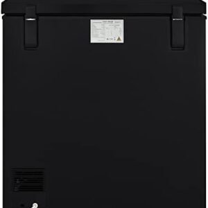 Cookology CCFZ198BK Freestanding Chest Freezer - 198 Litre Capacity - Suitable for Outbuildings and Garages - Freezer and Refrigeration Modes - Easy Temperature Control - 4 Star Freezer Rating - Black