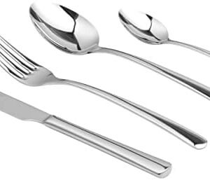 Salter Kendal Cutlery Set - 16 Piece, 18/10 Stainless Steel Dinnerware, 4 Place Settings