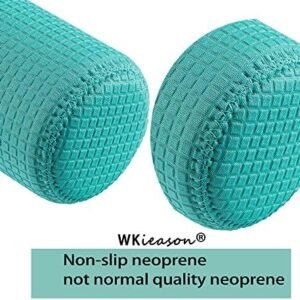 WK IEASON 16oz Can Sleeves Insulators Neoprene Standard Can Covers Coolers Holder Non-Slip Neoprene Can Coolie (16OZ，Green/Orange/Grey/Light Blue)