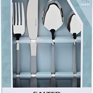 Salter BW07831TK 16-Piece Cutlery Set- Flatware Service for 4 People, Stainless Steel