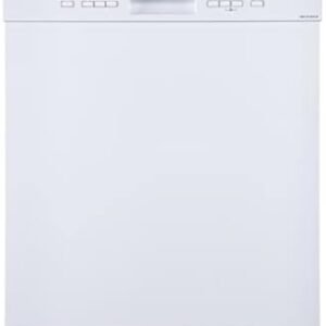 COMFEE' Freestanding Dishwasher FD1435E-W with 14 place settings, Full Size, 44dB, Wide LED Display, Delay Start, Half Load Function, Flexible Racks, White (KWH-FD1435E-W)
